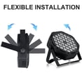 thumbnail image 5 of QINGSEN 36LED RGB Party Lights Dj Disco Lights Sound Activated Stage Lighting with DMX and Remote Control for Indoor Bedroom Christmas Wedding Birthday Music Dance Bar Light, 5 of 8