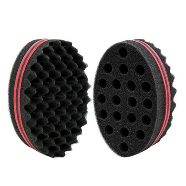 Double Side Hair Care Sponge Barber Hair Brush Sponge Wave Hair Curl Tool - Double Side Hair Care Sponge Barber Hair Brush Sponge Wave Hair Curl Tool -