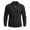 Black, variant on Men's Muscle Golf Shirts Short Sleeve Casual Wrok T- Shirts Slim Fit Stretch Ribbed Knit Tops