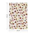 thumbnail image 3 of Fall Farmhouse Kitchen Towels 4-Pack, Maple Leaves and Pumpkins, Absorbent Soft Bar Towels, Decorative Use, 3 of 3