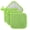 GREEN, variant on 4 Pack Pot Holders for Kitchen Heat Resistant Pot Holders Sets Oven Hot Pads Terry Cloth Pot Holders for Cooking Baking(7"*7",RED)