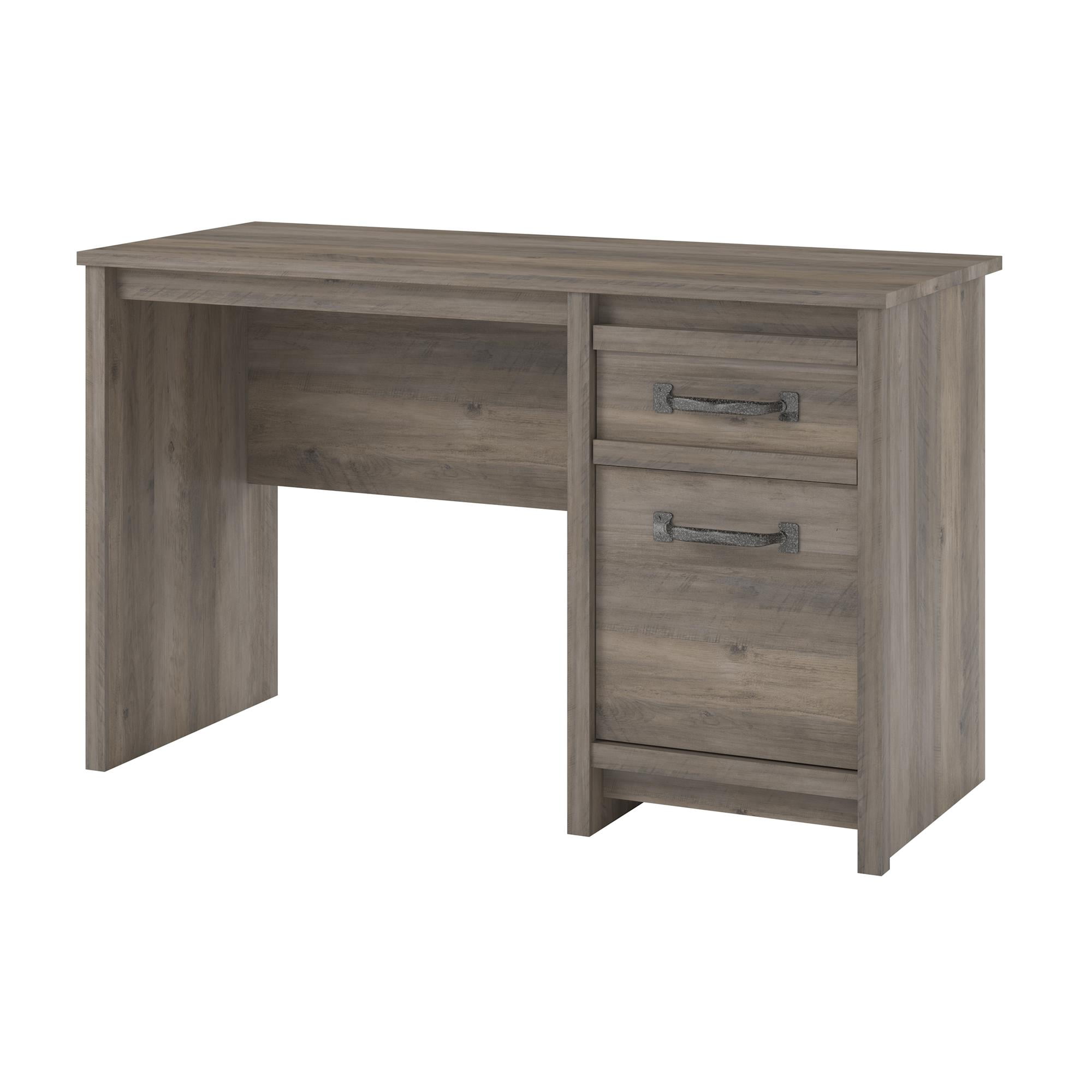 Better Homes Gardens Emory Computer Desk Gray Oak Walmart Com