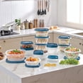 thumbnail image 2 of Mainstays Semi Durable 42pc Plastic Food Storage Container set, Ideal Use for Refrigeration Storage and Organization, Meal Prep, and Batch Cooking, 2 of 5