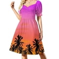 thumbnail image 2 of Island Sunset Sleeveless Dress Summer skirt Elegant gowns summer dress womens 2024, 2 of 7
