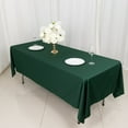 thumbnail image 4 of BalsaCircle 132 in Hunter Green Scuba Polyester Round Tablecloth Party Linens Events Reception Decorations Supplies, 4 of 8