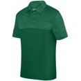 thumbnail image 1 of Shadow Tonal Heather Polo 2Xl Dark Green, 1 of 2