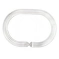 thumbnail image 2 of Clear Plastic Shower Curtain Rings - Set of 12, 2 of 5