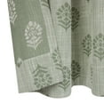 thumbnail image 4 of Better Homes & Gardens Floral Block Print Light Filtering Single Curtain Panel, Green, 50"W x 95"L, 4 of 9