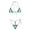 Light Blue, variant on UTSJKR Bikini Set for Women Extreme Triangle Top G String Swearwear Sexy Multi Clour Tie Side Mini Bathing Suit Green Free Size