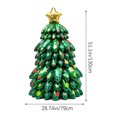 thumbnail image 1 of Globos de árbol de Navidad de 51 pulgadas, ensambla un árbol de Navidad tridimensional, decoración de escena de fiesta de Navidad y Año Nuevo, 1 of 5