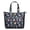 Dark Blue Princess, variant on Colorful Mermaid Princess Pattern Travel Tote Bags for Women Carry On,Large Weekender Bags for Women Travel,Multi Functional Duffle Bag for Work,Shopping,Sports