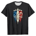 thumbnail image 3 of MAIHAN 250th Anniversary Usa Shirt American Flag Shirts 4th Of July Crew Neck T-Shirts Shirt Crew Neck Short Sleeve Summer T-Shirt Independence Day Tops, 3 of 3