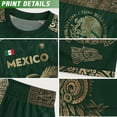 thumbnail image 4 of 2026 Mexico Soccer Jersey, Men’s V-Neck Short Sleeve Sports Fans Shirt for Game Day, Training, Travel, and Casual Wear Green Size:M, 4 of 6