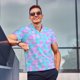 thumbnail image 4 of Fotbe Purple Dragon Scales Camiseta Polo de Golf para Hombre con Estampado – Camisa Deportiva Transpirable con Cuello Abotonado-Large, 4 of 6