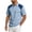 Sky Blue, variant on OIOLOYJM Mens Polo Shirts Raglan Short Sleeve Relaxed Fit Casual Quick Dry Cotton Linen Patchwork Golf Shirts Basic Business Workout Collared T Shirts Sky Blue XL