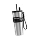 thumbnail image 5 of Vaso térmico portátil de 710 ml, regalo para mujer, hombre o mujer, gran capacidad. plata, 5 of 9
