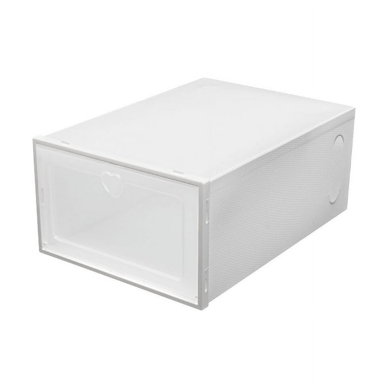Plastic White Drop Front Foldable Shoe Organizer Storage Box, For Home  Usage at Rs 900/piece in New Delhi