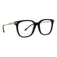 thumbnail image 2 of Gucci - GG0968O Black-Gold-Transparent / Demo Lens - Non Polarized, 2 of 3