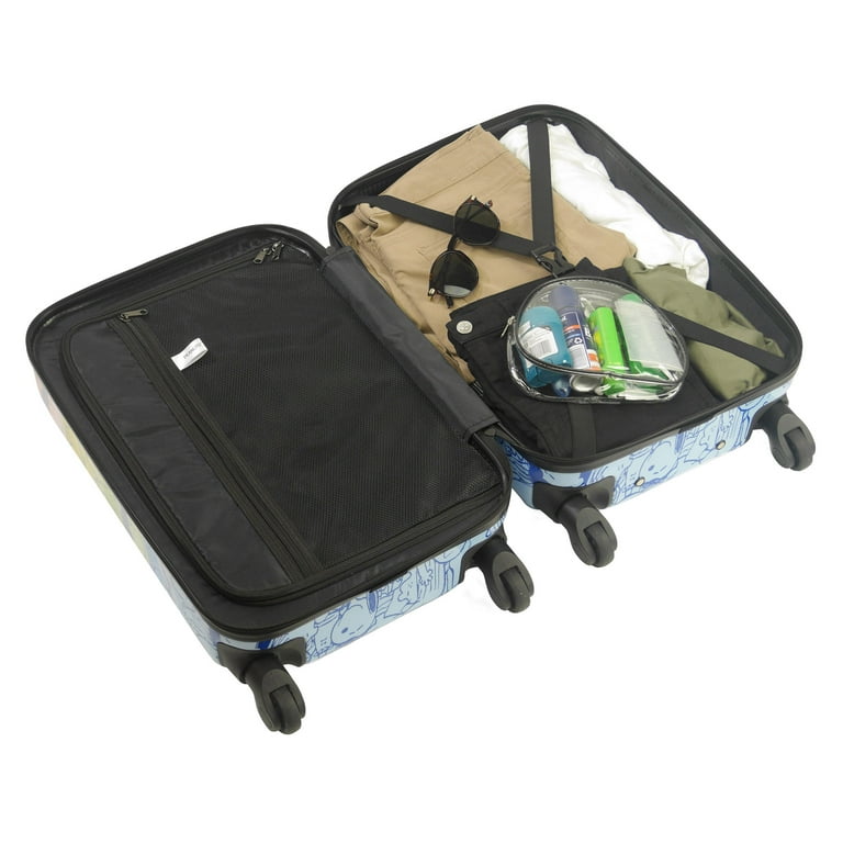Peanuts Rainbow Printed 21in Group pattern Luggage Spinner