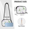 thumbnail image 4 of FORMRS Mini Crossbody Bag for Women Adjustable Rope Shoulder Casual Phone Purse, Purple Birds, 4 of 7