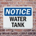 thumbnail image 4 of (2 Pack) Water Tank OSHA Notice Sign 24 Inch X 18 Inch Indoor / Outdoor Rust-Free Aluminum Metal Signs for Workplace, Workshop, and Construction Site, Made in the USA, 4 of 8