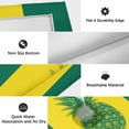 thumbnail image 6 of Pineapple Outdoor Rug for Patio/Deck/Porch, Non-Slip Large Area Rug 4 x 6 Ft, Boho Tropical Dark Green Yellow Stripe Summer Indoor Outdoor Rugs Washable Area Rugs, Camping Rug Carpet Runner, 6 of 8
