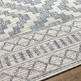 thumbnail image 6 of Hauteloom Armenia Living Room, Bedroom Patio Outdoor Area Rug - Bohemian, Transitional - Cream, Navy - 5'3" x 7', 6 of 6