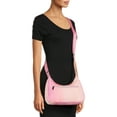 thumbnail image 5 of Time and Tru Women's Tina Mini Nylon Crossbody Handbag Pink, 5 of 5