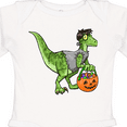 thumbnail image 4 of Inktastic Trick or Treat Franken-Raptor Boys or Girls Long Sleeve Baby Bodysuit, 4 of 5