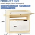thumbnail image 7 of Wanan Baby Changing Table Dresser with 3 Drawers and 1 Storage Shelves, 7 of 7