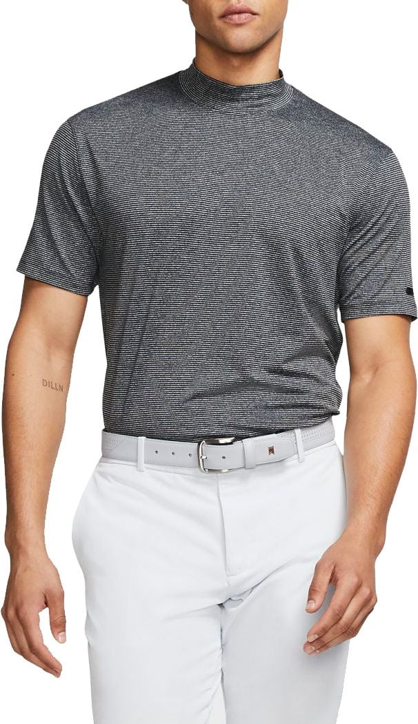 tiger woods mock neck polo