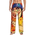 thumbnail image 2 of Lsque Sml Jeffy Print Men's Pajama Pants, Lounge Pant - Comfortable Home Wear,Elastic Waistband, Stylish Design-Small, 2 of 9