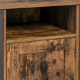 thumbnail image 3 of Benjara BM233691 Table de Chevet 1 Porte avec Compartiment Ouvert&44; Marron, 3 of 5