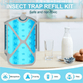 thumbnail image 2 of 12-Pack Insect Sticky Sheet Refills | Non-Toxic Fruit Fly Trap Replacement Sheets | Compatible with Various Electric and Non-Electric Insect Traps | Indoor Home Pest Control, 2 of 5