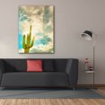 thumbnail image 3 of Epic Graffiti 'Sun Burst Saguaro' by Mark A Paulda, Canvas Wall Art, 40"x54", 3 of 8