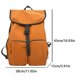 thumbnail image 2 of Mochila de montañismo All-Match Bolsa de escuela informal de gran capacidad (marrón claro), 2 of 9