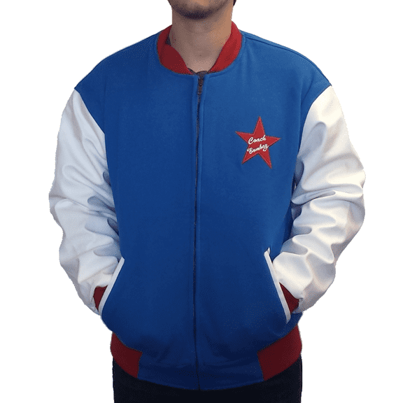 Gordon Bombay Team USA Jacket D2 Mighty Ducks Movie Varsity Hockey Costume Coach