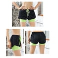thumbnail image 5 of yillto Women's Athletic Shorts Running Workout Gym Breathable Shorts High Waisted Shorts for Women with Liner, 5 of 5