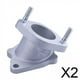 thumbnail image 1 of Adaptador De Entrada De Carburador Gris 2xPz30 Para 200cc 250cc, 1 of 8