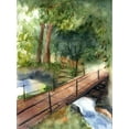thumbnail image 2 of Shefranov, Olga 11x14 Gold Ornate Wood Framed with Double Matting Museum Art Print Titled - Bridge II, 2 of 4