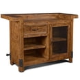 thumbnail image 2 of Crafters and Weavers 60" Larson Industrial Style Bar in Black, 2 of 3