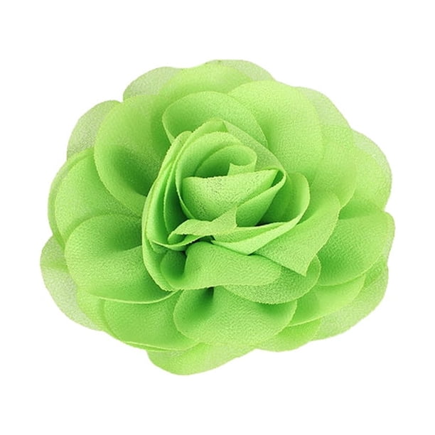 Advancent Collar de perro flores gasa perla hermosa apariencia gato pajarita banda elástica suministros para mascotas decoración del cuello Decoración Pasto verde
