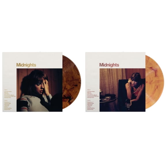 Midnights (X) (Blood Moon LP Vinyl) & Midnights (X) (Mahogany Color LP Vinyl)