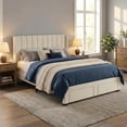 thumbnail image 1 of Upholstered Bed Frame with Storage Drawer, Heavy-Duty Steel Framework & Wooden Slats, Tufted Headboard, No Box Spring Needed, 1 of 1