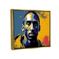 thumbnail image 4 of Stupell Industries Abstract Paint Pop Kobe Abstract Painting Gold Floater Framed Canvas Art Print Wall Art, 21 x 17, 4 of 10