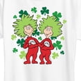 thumbnail image 3 of The Cat in the Hat - Things Scattered Clovers - Women's Short Sleeve Graphic T-Shirt, 3 of 5