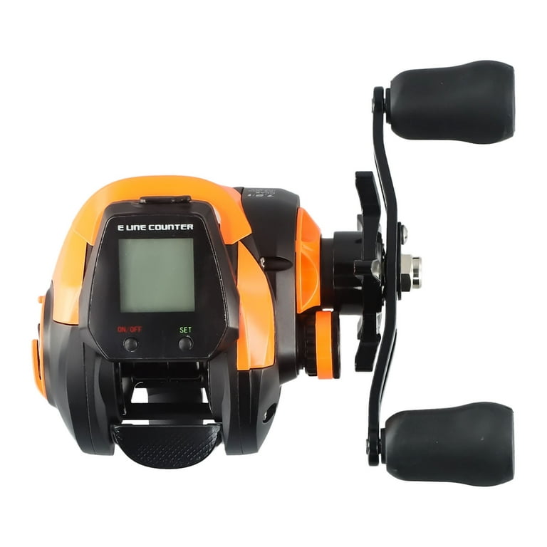 Rechargeable 7.2:1 Digital Fishing Baitcasting Reel w/ Accurate