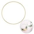 thumbnail image 4 of segolike Gold Metal Dreamcatcher Rings Wreath Macrame Craft Hoops 30cm, 4 of 9