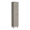 thumbnail image 4 of Berna Storage Cabinet With 5-Tier Shelf - Gray, 4 of 7