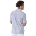 thumbnail image 3 of Guayabera Shirt for Men Short Sleeve Traditional 4 Pocket Chacavana, 3 of 9
